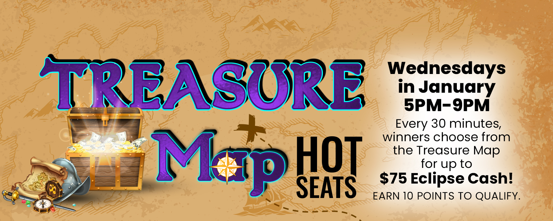 Treasure Map Hot Seats