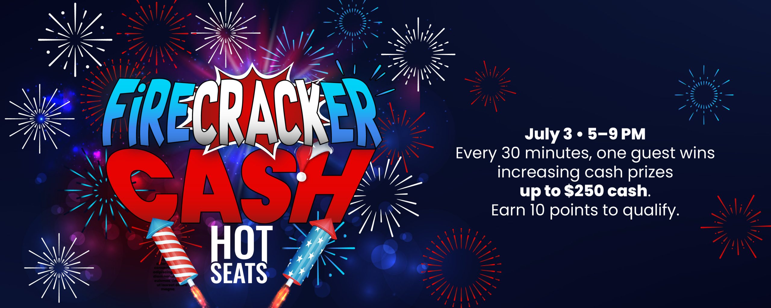Firecracker Cash Hot Seats